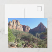 Watchman Zion National Park Postkarte (Vorne/Hinten)