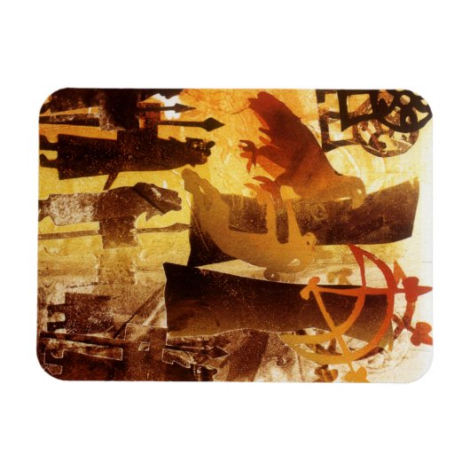 Watchstone und Symbole Magnet (Horizontal)