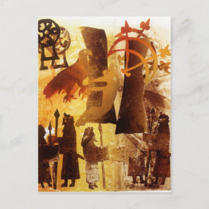 Watchstone und Symbole Postkarte