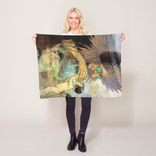 Water Baby and Fairy, Jessie Willcox Smith Fleecedecke (Beispiel)