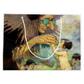Water Baby and Fairy, Jessie Willcox Smith Große Geschenktüte (Rückseite)
