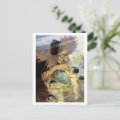 Water Baby and Fairy, Jessie Willcox Smith Postkarte (Stehend Vorderseite)