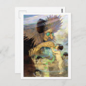 Water Baby and Fairy, Jessie Willcox Smith Postkarte (Vorne/Hinten)