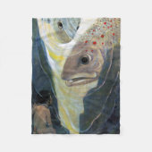 Water Baby and Fish, Jessie Willcox Smith Fleecedecke (Vorderseite)