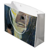 Water Baby and Fish, Jessie Willcox Smith Große Geschenktüte (Rückseite Schrägansicht)