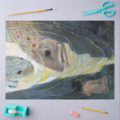 Water Baby and Fish, Jessie Willcox Smith Seidenpapier (Basteln)