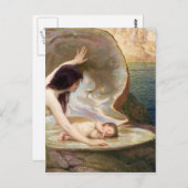 Water Baby - Herbert James Draper Postkarte (Vorne/Hinten)