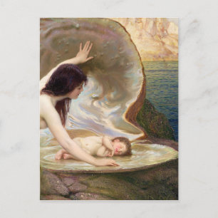 Water Baby - Herbert James Draper Postkarte
