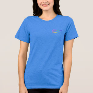 Water Baby Mandala-Shirt Tri-Blend Shirt