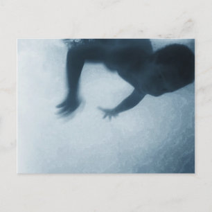 Water-Baby-Postkarte Postkarte