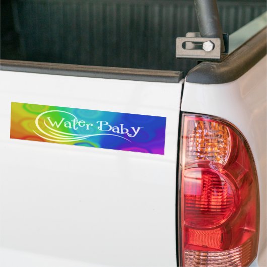 Water Baby Rainbow Autoaufkleber (Auf Lkw)