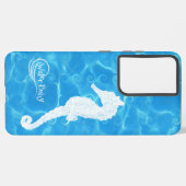 Water Baby Seahorse Wave Case Samsung Galaxy Hülle (Rückseite (Horizontal))