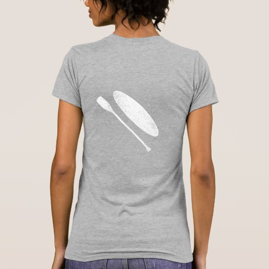 Water Baby Vintag Paddelbrett Shirt (Rückseite)