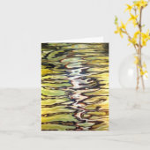 "Water Ballet" - Notecard Karte (Gelbe Blume)