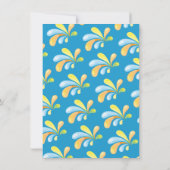 Water Balloon Birthday Party Einladung (Rückseite)