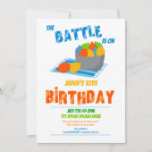 Water Balloon Pool Party Kinder Sommer Geburtstag Einladung (Vorderseite)