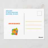 Water Balloon Pool Party Kinder Sommer Geburtstag Postkarte (Rückseite)