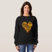 Water Bear Microbiology Heart Tardigrade Premium Sweatshirt (Vorne ganz)