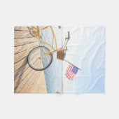 Water | Bicycle By the Lake Fleecedecke (Vorderseite (Horizontal))