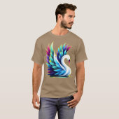 Water Bird Mute Swan witzig T-Shirt (Vorne ganz)