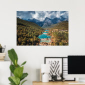 Water | Blue Moon Lake, China Poster (Heimbüro)