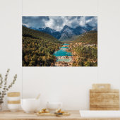 Water | Blue Moon Lake, China Poster (Küche)