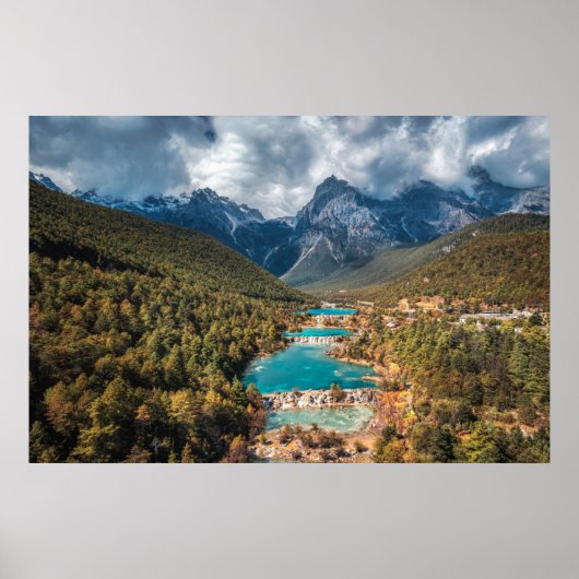 Water | Blue Moon Lake, China Poster (Vorne)