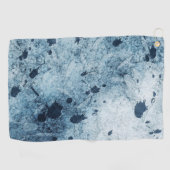 Water Blue Spritzer Golfhandtuch (Horizontal)