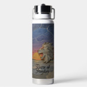 Water Bottle 25oz – Sunset Lion Trinkflasche (Hinten)