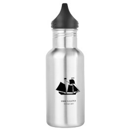 Water bottle — HMS Gaspee Edelstahlflasche