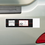 Water Bottle Label Penguin Love Couple Mate for Li Autoaufkleber (Auf Auto)