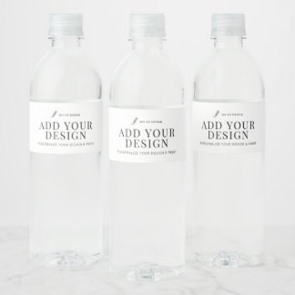 Water Bottle Label Printing Upload Your Design Wasserflaschenetikett