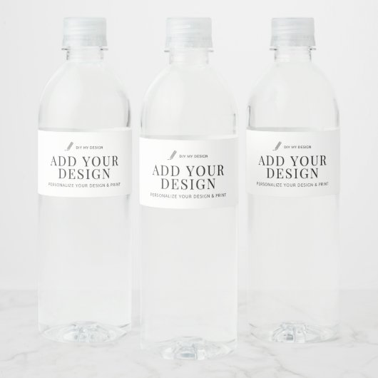 Water Bottle Label Printing Upload Your Design Wasserflaschenetikett (Flaschen)