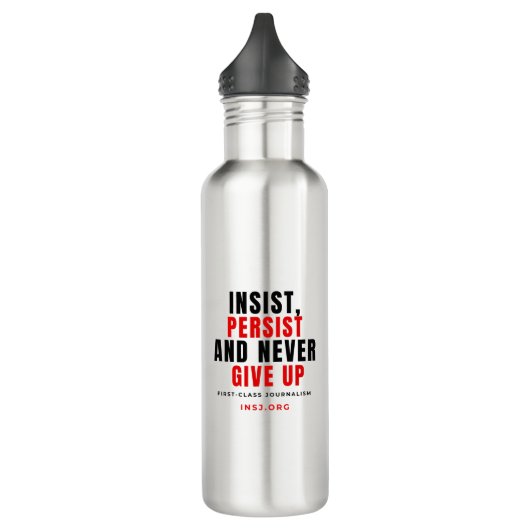 Water Bottle - Never Stop Edelstahlflasche (Links)