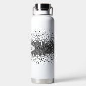 Water Bottle personalizado con trozos  dispersos  Trinkflasche (Rückseite)