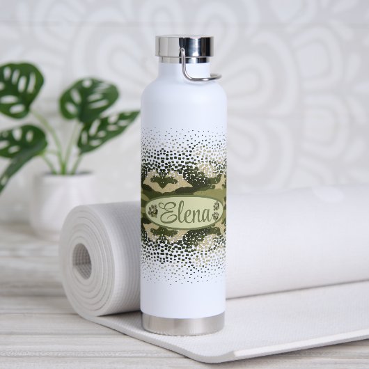 Water Bottle personalizado militar granulado Trinkflasche (Yoga)
