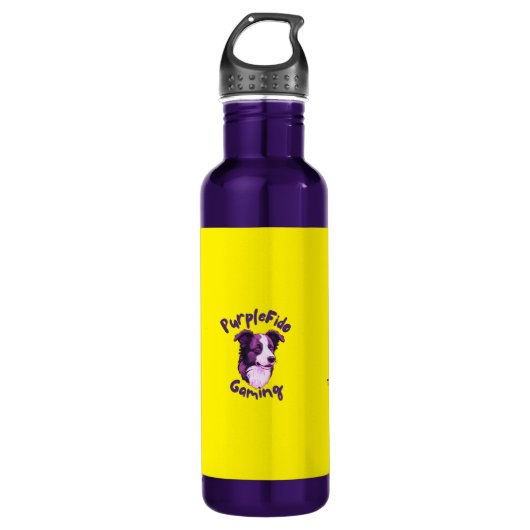  Water Bottle (Purple) Edelstahlflasche (Vorderseite)