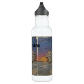 Water Bottle – Roaring Sunset Lion Edelstahlflasche (Rechts)