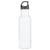 Water Bottle - White Edelstahlflasche (Vorderseite)