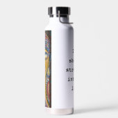 Water bottle with Feminine Buddha original art Trinkflasche (Links)