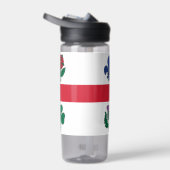 Water bottle with flag of Montreal, Quebec, Canada Trinkflasche (Rechts)