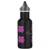 Water Bottle with Floral Pattern and Mother's Day Edelstahlflasche (Links)