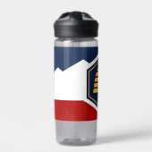 Water bottle with new flag of Utah, USA Trinkflasche (Vorderseite)
