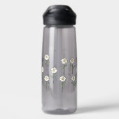 Water bottle with pretty daisy flowers trinkflasche (Rückseite)