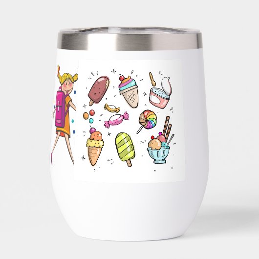 Water Bottlebback zur #School (Rückseite)