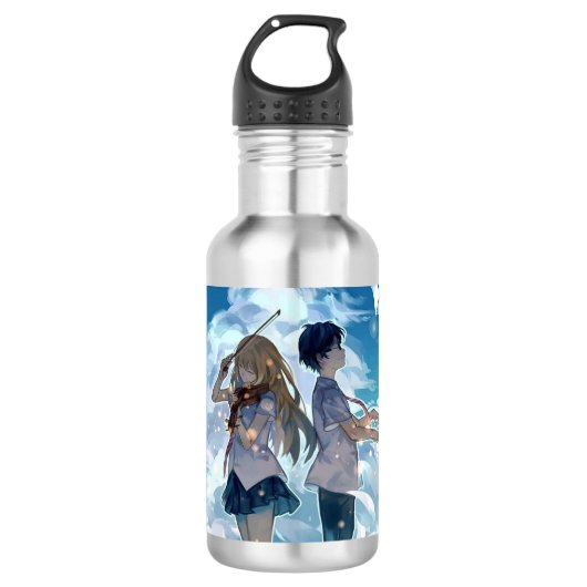 Water bottles Valentine's day Edelstahlflasche (Vorderseite)