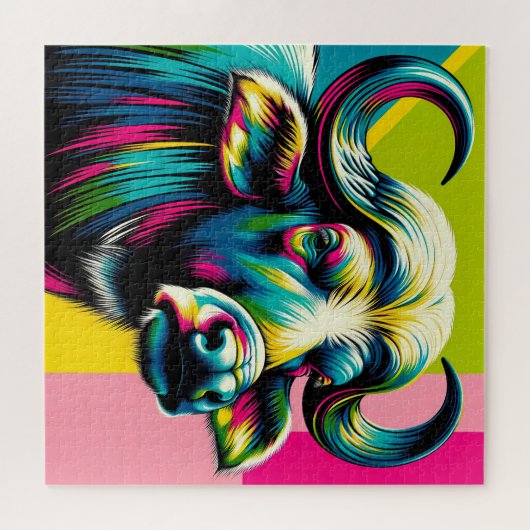 Water Buffalo 600 Piece Puzzle (Horizontal)