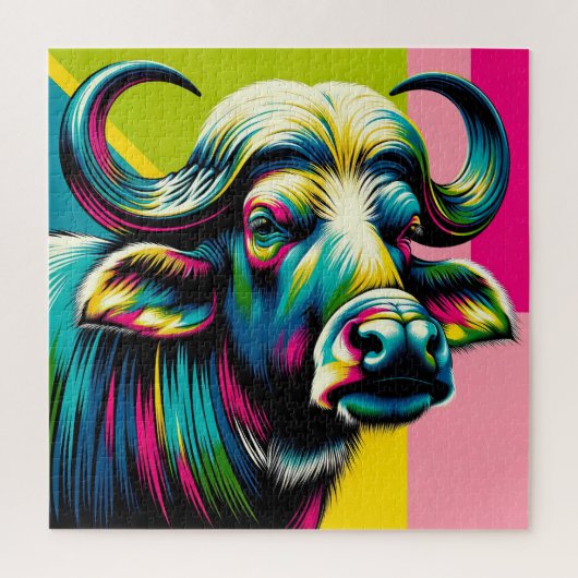 Water Buffalo 600 Piece Puzzle (Vertikal)