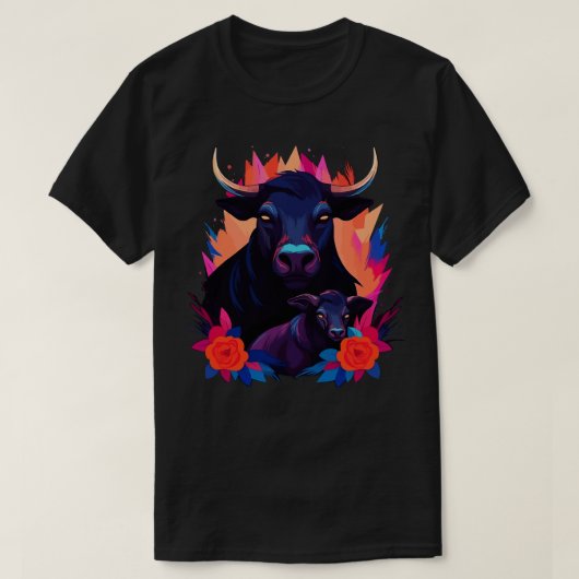 Water Buffalo Mütter Day T-Shirt (Design vorne)