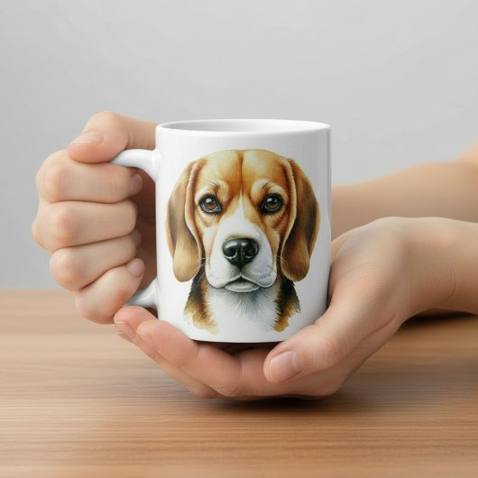Water Color Beagle Kaffeetasse